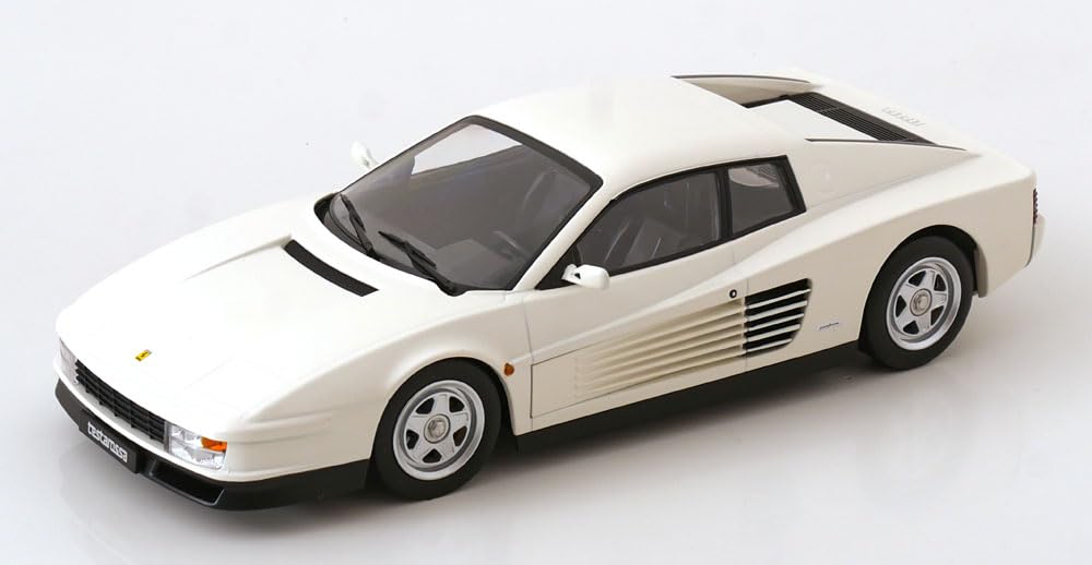 KK Scale KKDC180514 Ferrar Testarossa White 1986 Scale 1:18 Scale Model Car