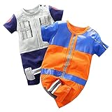 YFYBaby Baby Boys' 2 Pack Short Sleeve Romper Toddler Cartoon Onesie Outfits