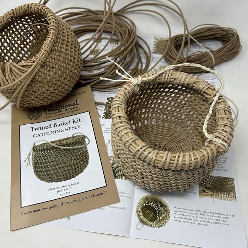 Kit de cesta Twined para aprender a tejer sin experiencia estilo reunion 6