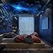 Orzorz Slide Discs Star Projector Galaxy Light Home Planetarium Projector (Work Star Projector) (Blue Phantasmagoria)