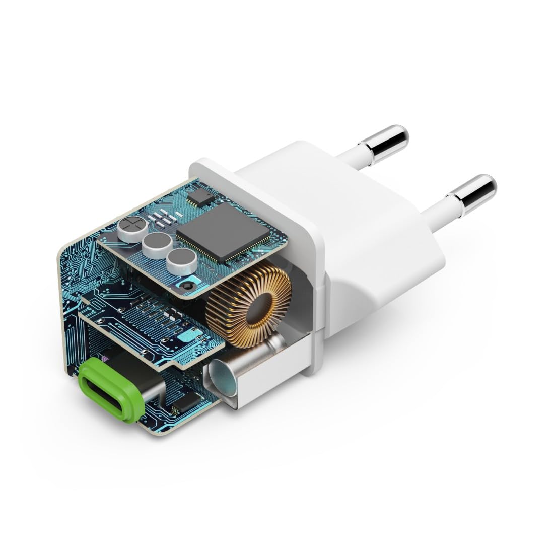 Hama Ładowarka sieciowa 20 W mini 1x USB C (kompaktowa, szybka, do ładowania telefonu, Quick Charge, Power Delivery, mała, szybkie ładowanie) biała