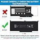 PASUKTER 60Wh F3YGT E7280 Ersatz Laptop Akku Kompatibel mit Dell Latitude 12 7000 7280 7290 13 7380 7390 P28S001 P29S002 14 7480 7490 E7480 E7290 DM3WC 2X39G KG7VF V4940 451-BBYE 453-BBCF(7.6V)