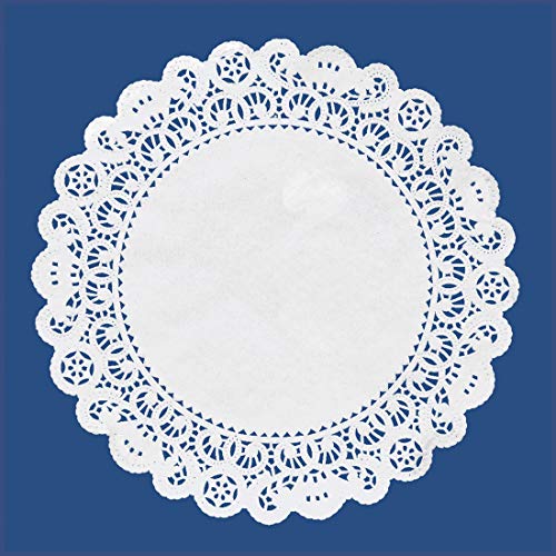 Hygloss Products Round Paper Doilies - Decorative, White Lace Doilies - Disposable - Food Grade Safe - 10 Inches - 100 Pack #TOP4