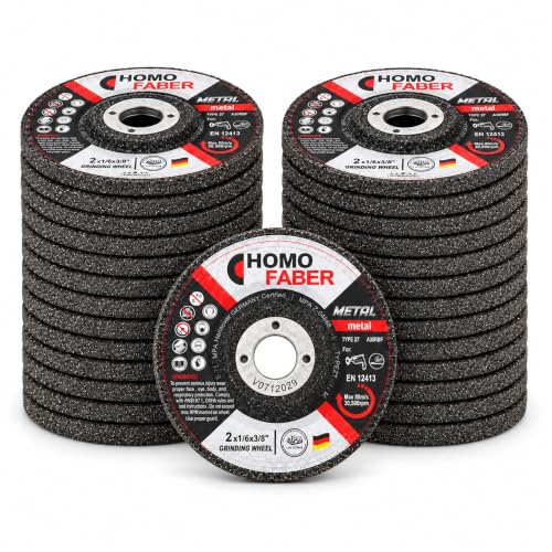 HOMO FABER 25 Pack Grinding Wheels 2 Inch, Die Grinder Sanding Disc