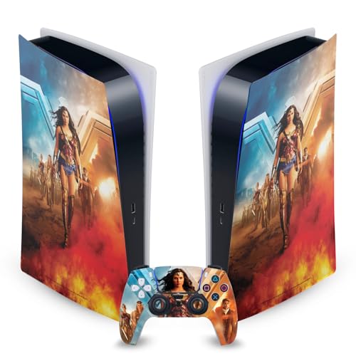Skin PS5 Digital Anti-Rayures Wonder Woman Vinyle de Protection pour Console et Manette