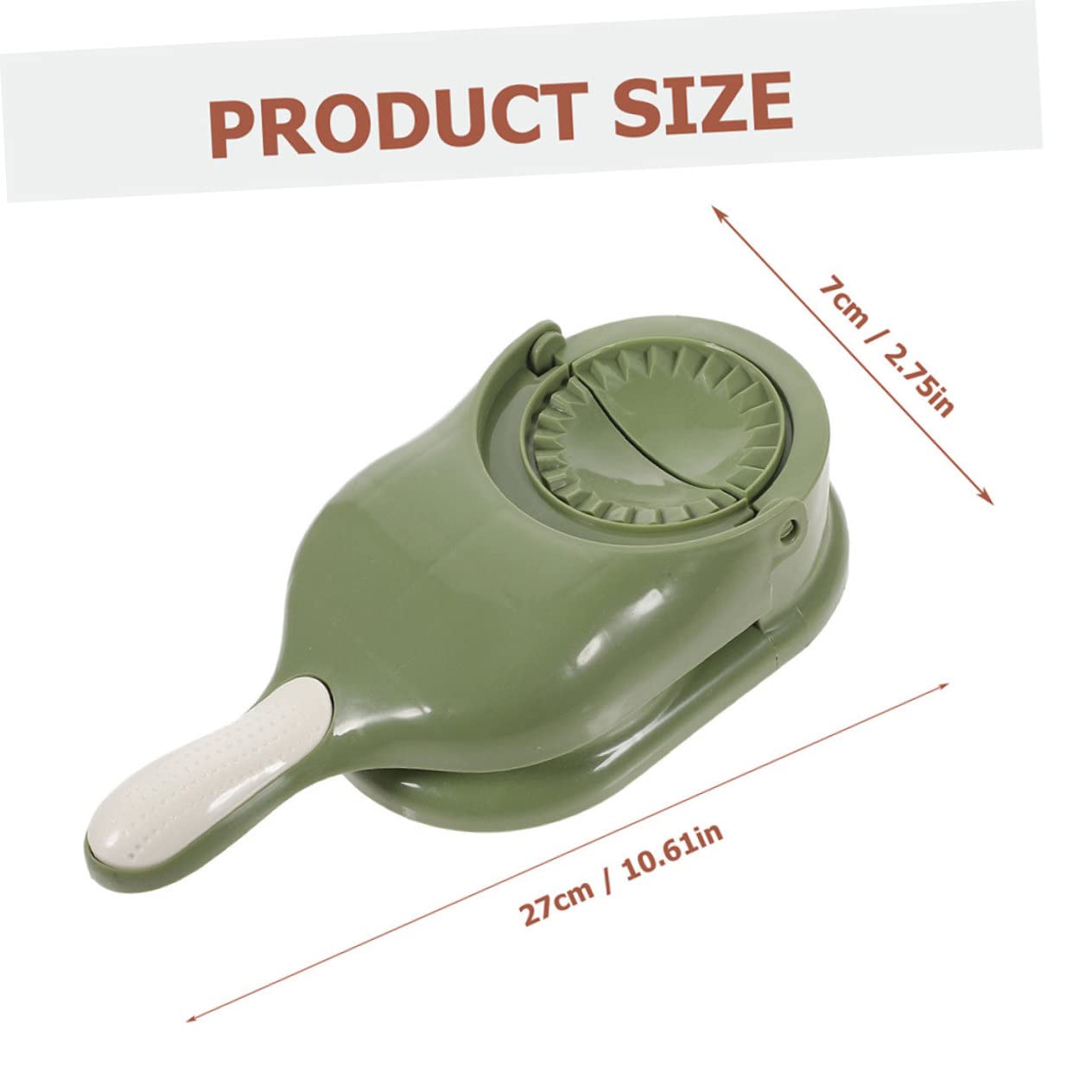 SOLUSTRE 2Pcs Compact Dumpling Presser Tool Manual Dumpling Maker for Home Kitchen Non Stick Surface Easy to Use Dumpling Press for Family Fun and Delicious Dumplings