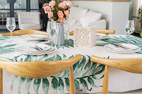 Mkono Tissue Box Cover Boho Decor Square Paper Tissue Holder With Bead Buckle Macrame Napkin Tissues Organizer Home Decor For Bathroom Bedroom Dresser Living Room Office, Ivory #TOP1