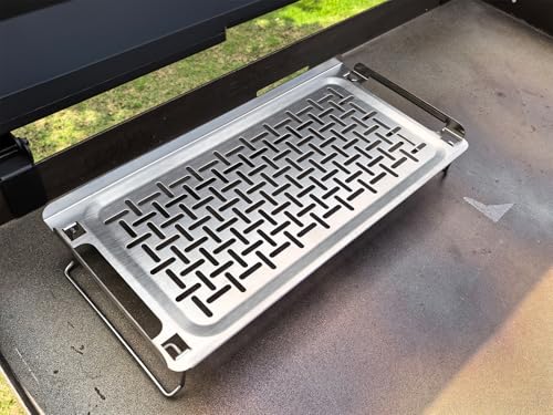 Image of Griddle Warming Rack for Blackstone, Stainless Steel Grill Warming Rack for Weber Genesis Spirit Series Charbroil Gas Grills and Most Tabletop Flat Top
