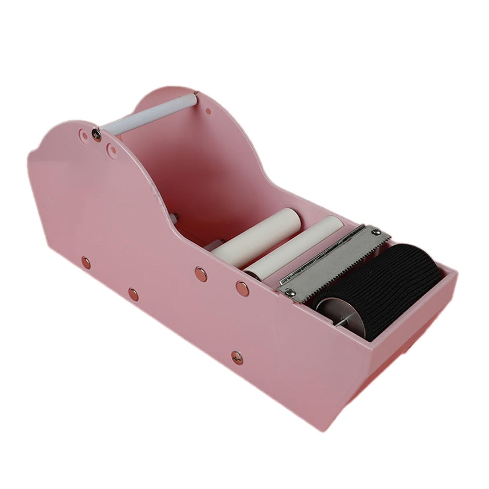 Amagogo Wasseraktivierter Klebebandspender Cutter Spender für gummiertes Klebeband, ROSA