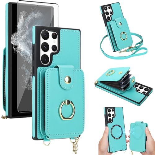 Protections Samsung S22 Ultra 5G Coque Antichoc RFID Housse Magnétique MagSafe
