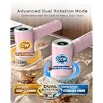 PUFTEM Electric Shower Scrubber, Cordless Bathroom Scrubber, Dual Direction - Image 2