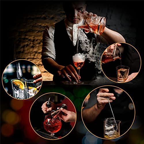Set de 10 vasos mezcladores de cristal para cóctel de 750 ml miniatura 4