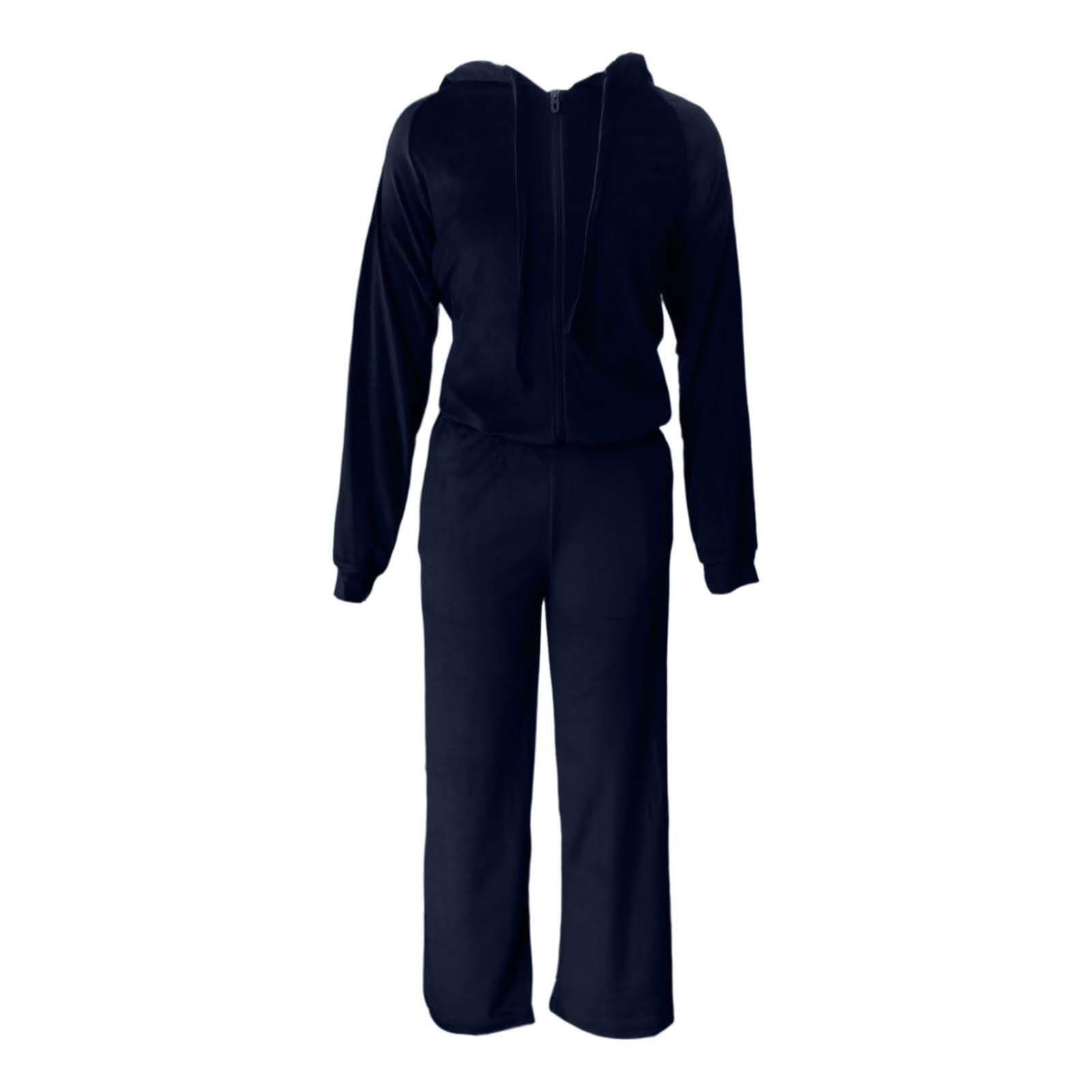 Chándal de terciopelo para niña, conjunto acogedor de otoño e invierno, sudadera con capucha y pantalones deportivos, ropa informal de dos piezas, suave y abrigado.