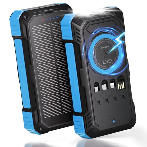 Solar Charger Power Bank 49800mAh, 22.5W PD Fast Charging Portable