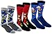 DC Comics Justice League Mens Casual Crew Socks 2 & 3 Pair Packs (One Size, JL Multi-color)