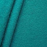 PRODUKTINFO: Petrol Walkloden Wollstoff Meterware | Gewicht ca. 500 g/lfm | Breite ca. 140 cm - von der Rolle | Preis pro laufendem Meter