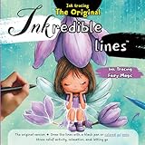  Inkredible Lines Ink Tracing Fairy Magic: The Original Version - Trace the lines with a black pen or colored gel pens  Stress relief, art therapy and letting go  Magical Worlds to trace