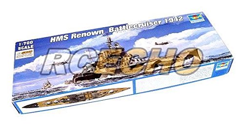 HMS Renown 1942 Trumpeter 05764 maquette de navire de guerre militaire 1/700 Full Version