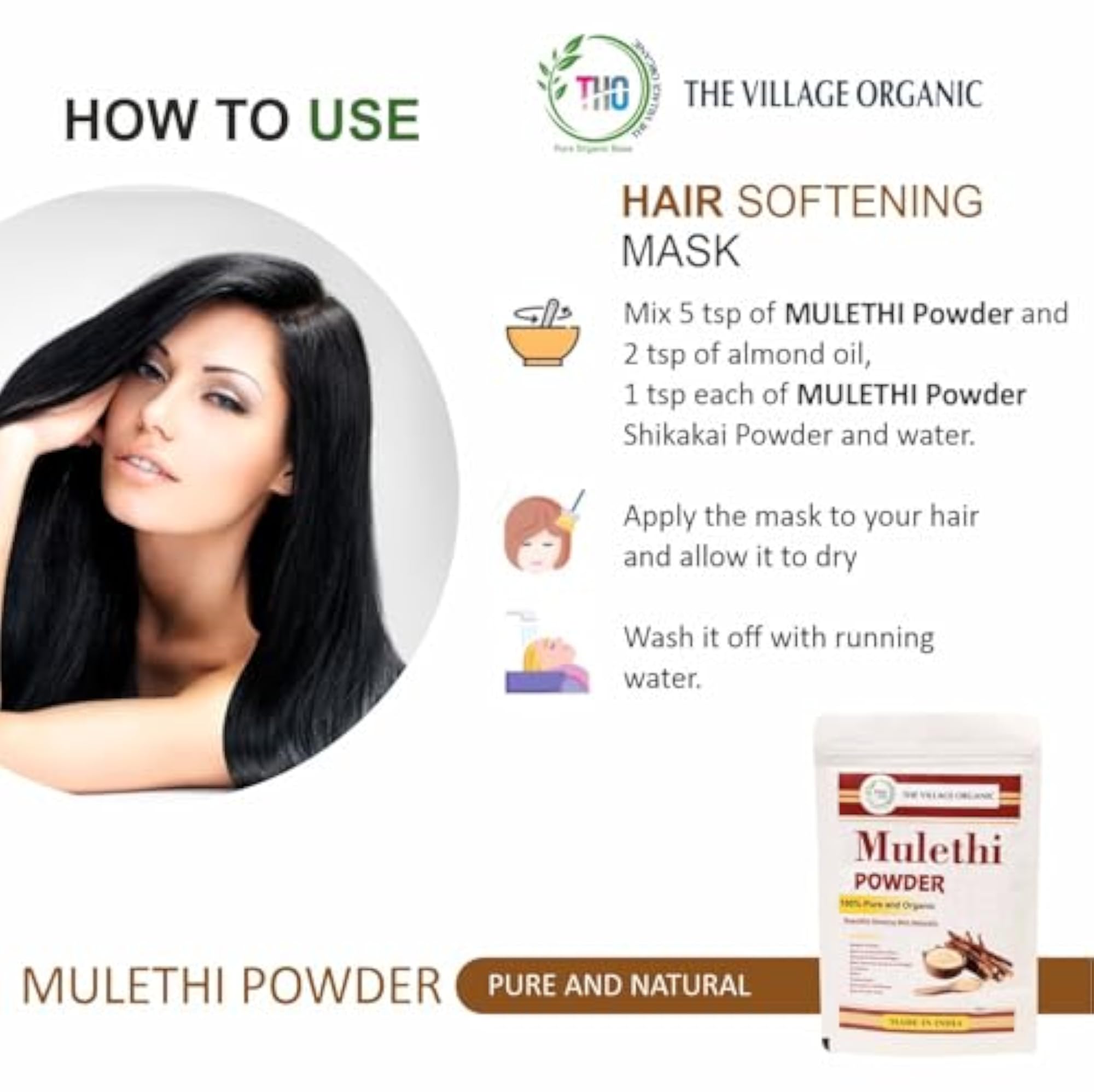 Mulethi Powder for Healthy Hair, 100g