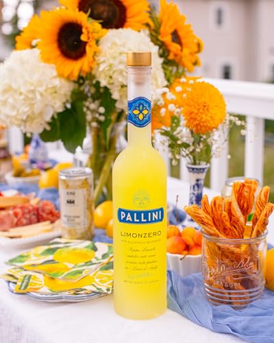 Pallini Limonzero | World’s First Non-Alcoholic Limoncello Liqueur | Made from Amalfi Lemons from Italy | Mix It In Zero-Proof Limoncello Cocktails without the Buzz, 500ml - Thumbnail 7