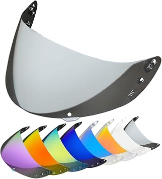 Helmet Visor Face Shield for ICON IC-04 Airframe Pro Airmada Airform Capacete Moto Windshield Silver Universal Size