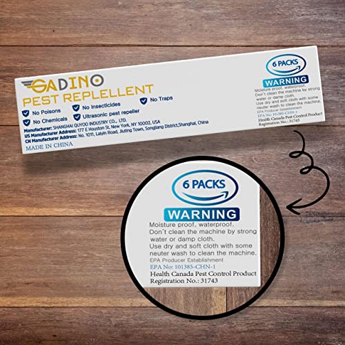 Shirt Luv Ultrasonic Pest Repeller (Pack Of 6) - Repellent Plug In For Indoor Mice Mosquitoes, Cockroaches, Spiders Rodent Home, Warehouse, Hotel, Office #TOP6