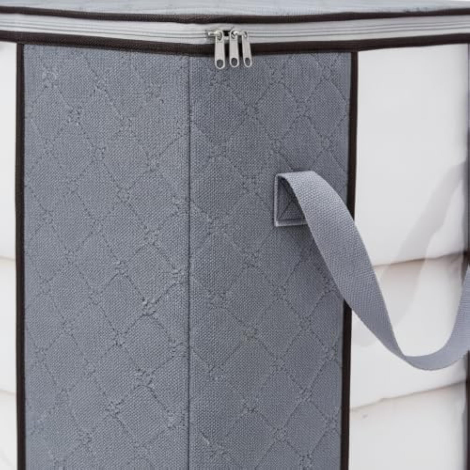 Foldable Storage Bags for Quilts and Clothes, Large Capacity Organizer