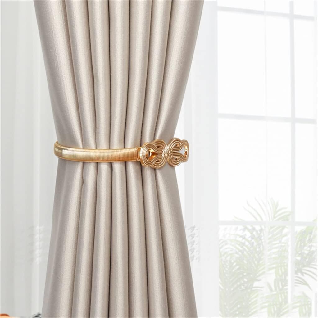 FMURY Curtain Buckle Curtain Clip Gather Belt Tie Curtain Tie Spring Tie Strap Tie Rope Decorative Accessories Trinkets(D)
