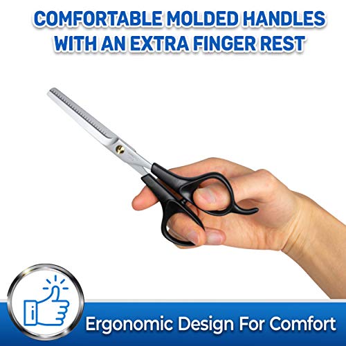 PET MAGASIN Pet Thinning Shears - Professional Thinning Scissors with Toothed Blade - Image 7