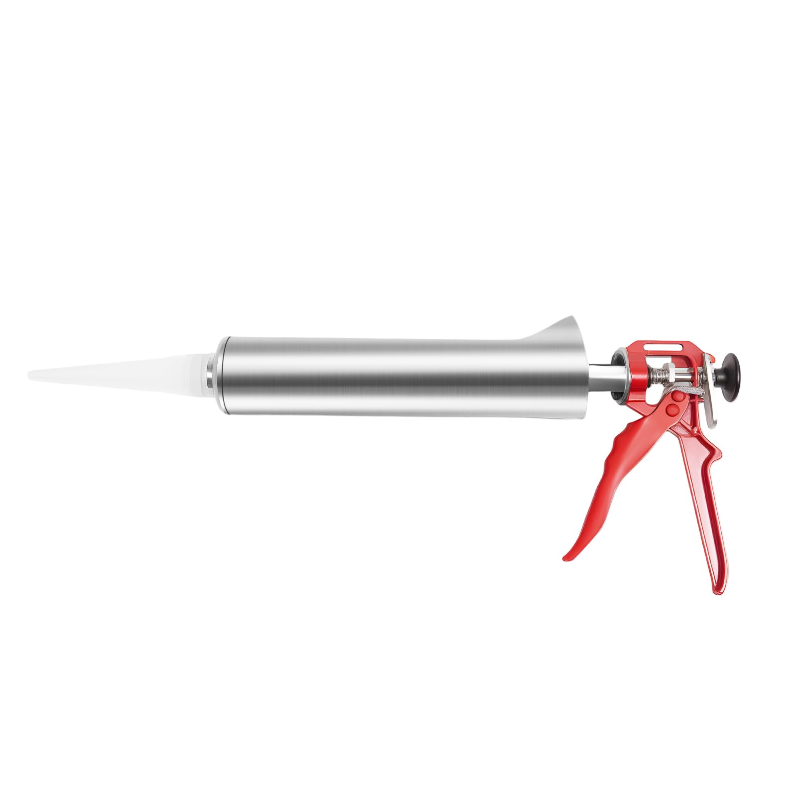 Set di pressa per malta, pistola per malta, pistola per gesso, per cemento, da parete, con 2 ugelli, ideale per riempimento delle fughe e riempimento delle fughe, 2-5 mm