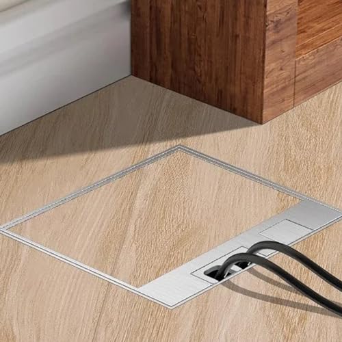 Kit de sortie de sol en acier inoxydable design chic argenté