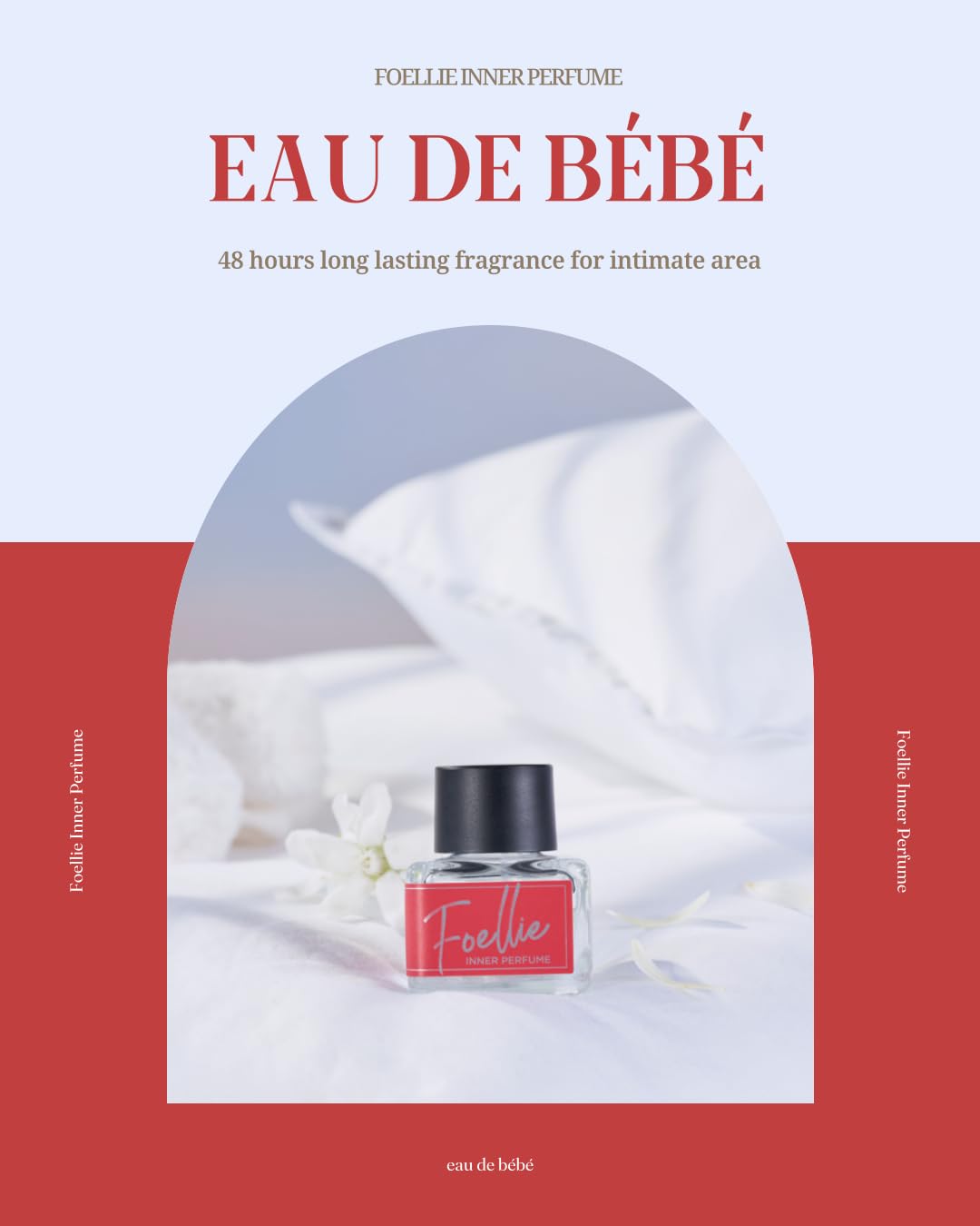 [Foellie] eau de bebe - Feminine Inner Beauty Perfume (for Underwear), Soft Red Musk Scents Fragrance, 5ml(0.169 fl oz) - Image 2