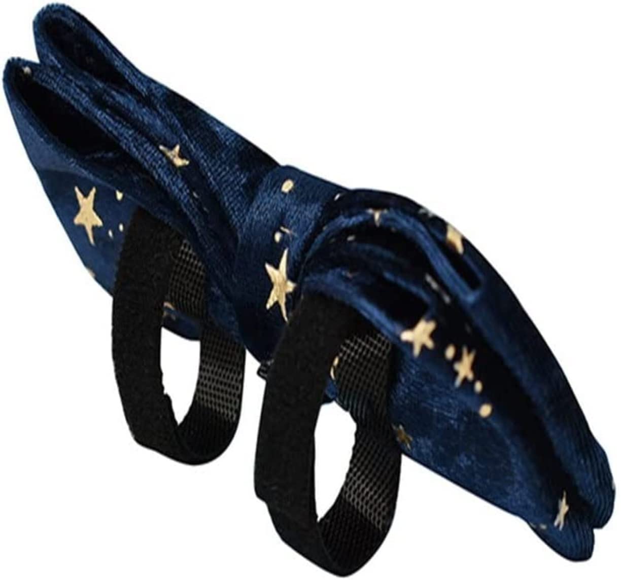 Smycze Dla Zwierząt Domowych Regulowana Obroża Dla Psa I Zestaw Smyczy Gold Glitter Stars Custom ID Obroża Dla Zwierząt Domowych Z Muszką Artykuły Dla Zwierząt(20-29cm)