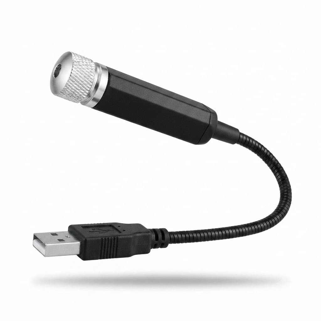 USB Star Light Projector for Car Roof and Room Decor 360 Flexible Gooseneck Galaxy Night Lamp Plug and Play Ambient Lighting-image-39