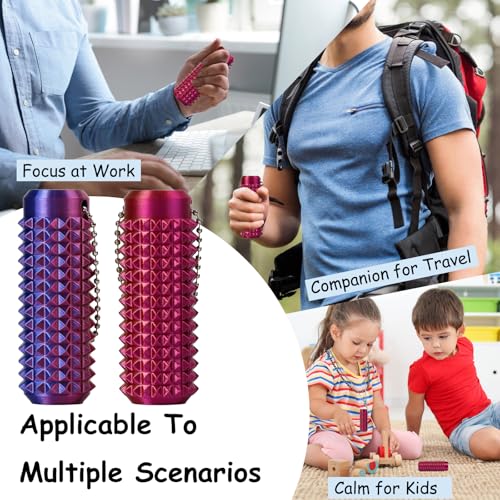 Image of Little Ouchies Pain Fidget, Portable Stim Tools for Adults, 3D Printed Fidget Toys for Anxiety and Stress Relief (Rainbow1)