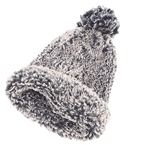Image of NICEEC Faux Fur Yarn Super Soft, Chunky & Fluffy, Eyelash Yarn for Crochet & Knitting(Total Length 210yds /10.6oz) - Black with White /300g