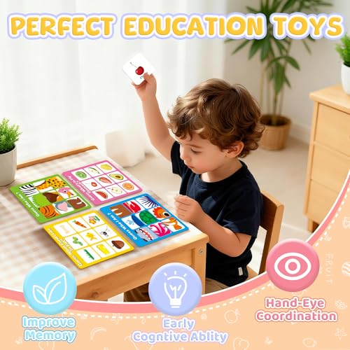 Juego magnético de memoria y clasificación para niños 2-4 años miniatura 5