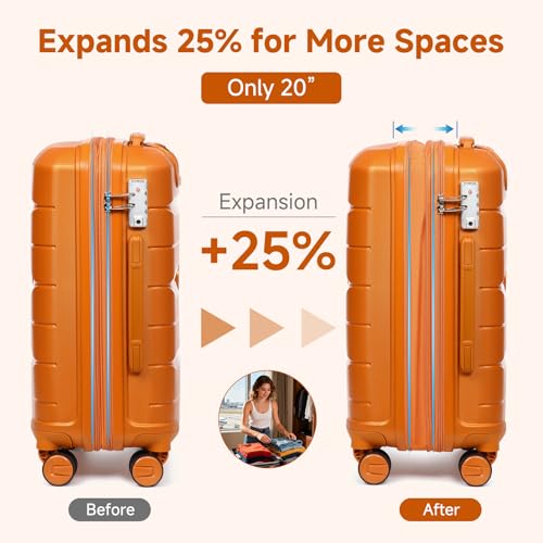Somago 20-Inch Carry-On Suitcase