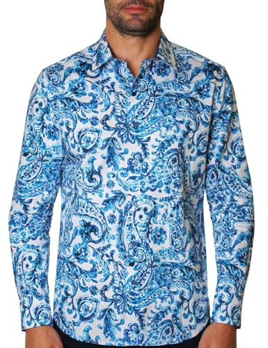 Robert Graham Men's Abbott Long Sleeve Woven Button Down Shirt - Main Image