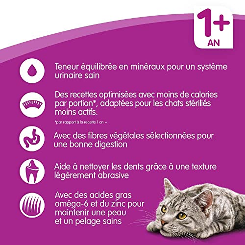 Whiskas Croquettes im Huhn für Katzen sterilisiert