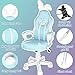 JOYFLY Gaming Chair, Computer Gaming Chair for Teens Girls Gamer Chair for Adults Ergonomic Kawaii PC Office Chair with Lumbar Support（Light-Blue）