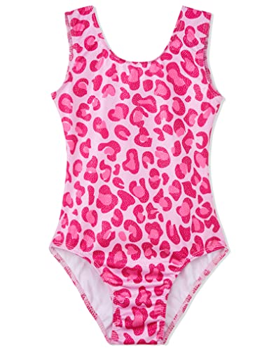 Image of Domusgo Toddler Leotard Gymnastics Long Sleeve, Sparkly Tumbling Dance Leotards for Baby Girls Kids Teens 2-14 Years