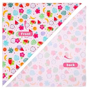   Dog-Cooling-Bandana-Summer-Large-1PCS-Lightweight-Quick-Drying-Poly-Blend-Triangle-Scarfs-Bibs-with-Cute-Fruit-Pattern-Adjustable-Breed-Handkerchief-for-Medium-Large-Dogs-Puppies-Pets-Gift