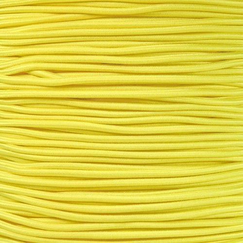 Paracord Planet Bungee Nylon Shock Cord 2.5mm 1/32", 1/16", 3/16", 5/16", 1/8â€, 3/8", 5/8", 1/4", 1/2 inch Crafting Stretch String 10 25 50 & 100 Foot Lengths Made in USA