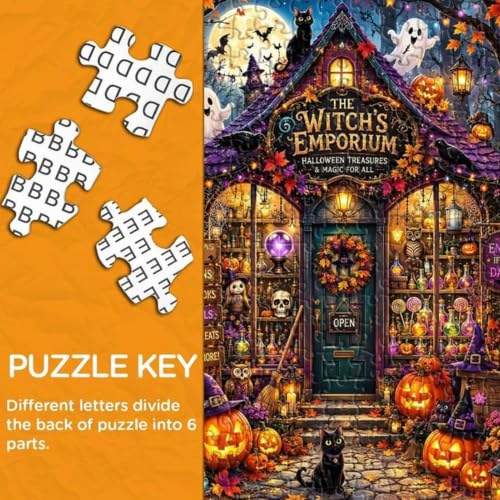 Puzle de Halloween de 1000 piezas, el regalo de cumpleaños perfecto para el otoño 4