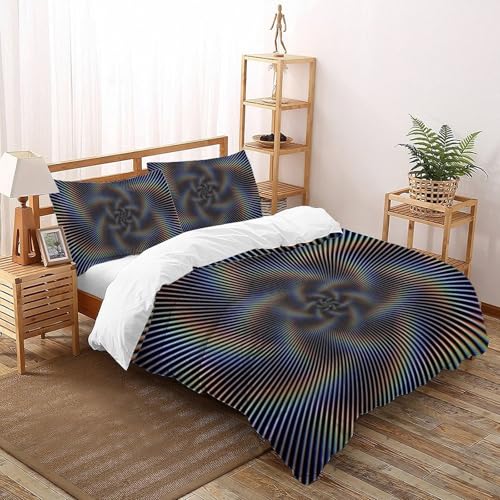 Housse de couette science-fiction double en microfibre douce et zippée pour lit d'adolescente