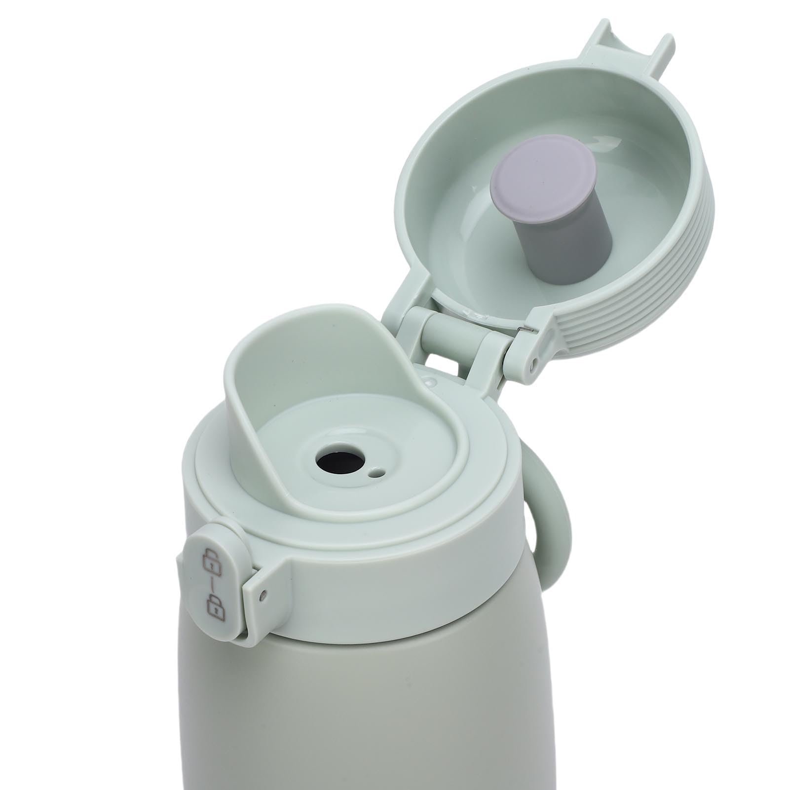 Alomejor Scalda portatile senza fili, in acciaio inossidabile, scaldabiberon a batterie con 37-55 ℃ per viaggi e viaggi in veicoli (500 ml 6400 mah)