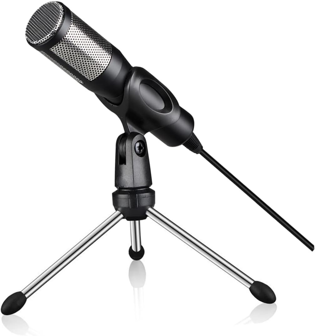 Totority USB Plug and Play Microphone for Computer USB Lavalier Mic Long Distance Computer Conference Desktop Voice Chat