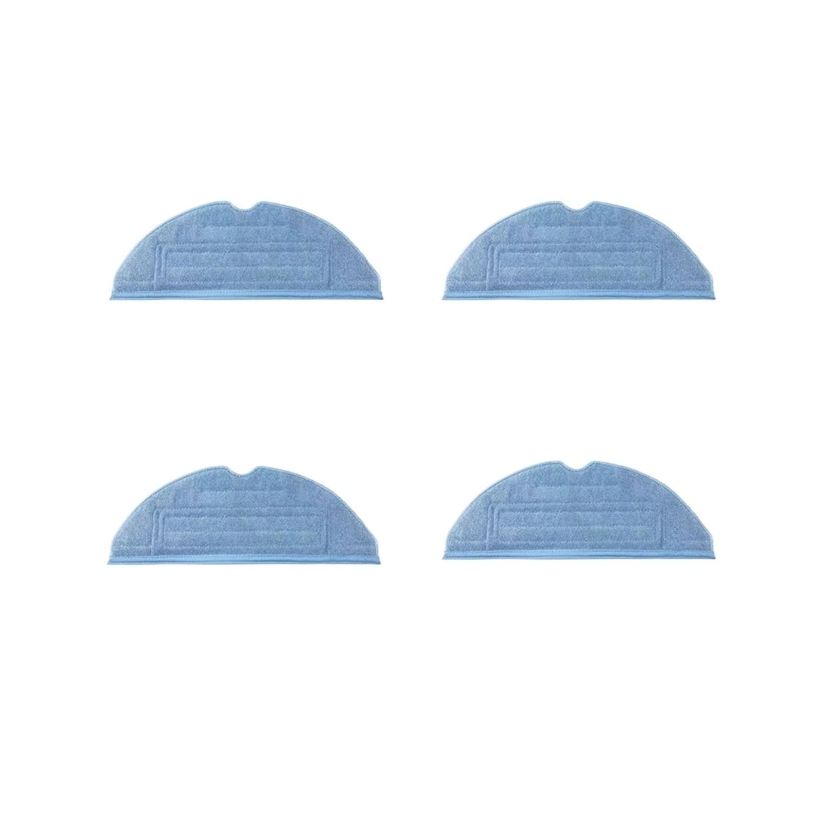 VIXWDRUTY Compatible For Roborock，S7 Max S7 Maxv T7Splus Vacuum Robot Replaceable Mop Cleaning Cloth Accessories(4pcs)