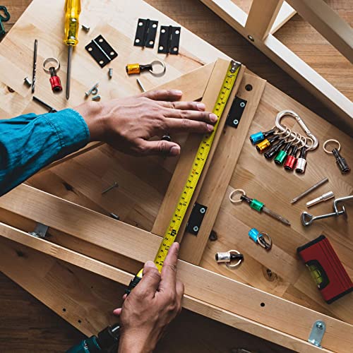 6 Pieces 1/4 Inch Keychain Bit Holder Screwdriver Hex Holder Magnetic Drill Bit Holder Hex Shank Keychain Extension Socket Adapter Drill Bit For Most Electric, Hand Held Portable #TOP5